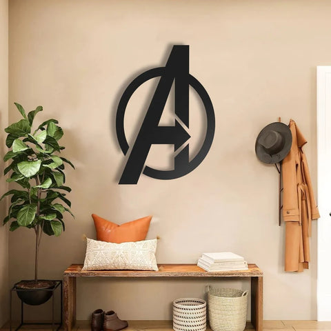 Alphabet Logo Metal Wall Art