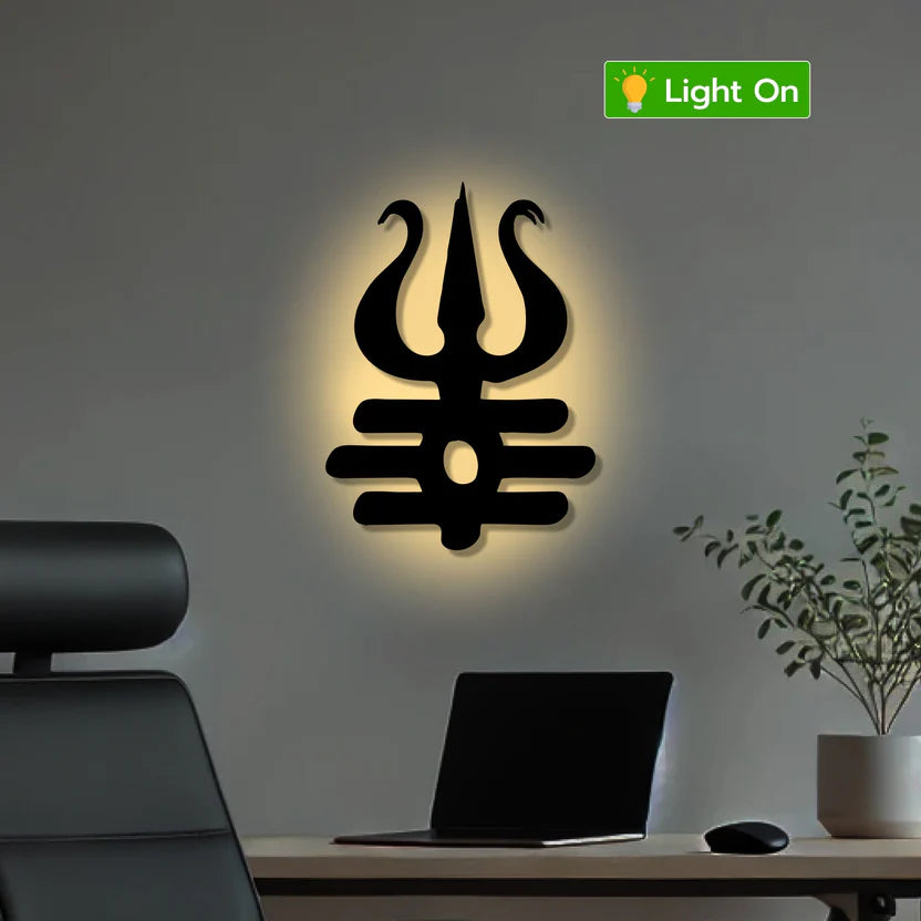 Trishul Metal Wall Art