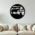 Horse Silhouette Metal Wall Art