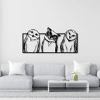 Owl Metal Wall Art 
