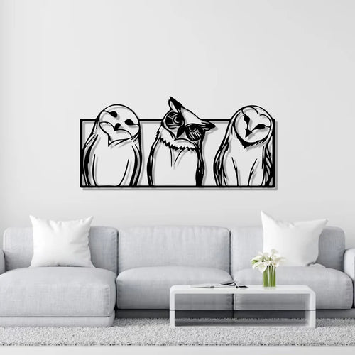 Owl Metal Wall Art 