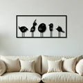 Modern Bird Metal Wall Art Decor – Stylish Hanging Wall Decor - Harshita Craft