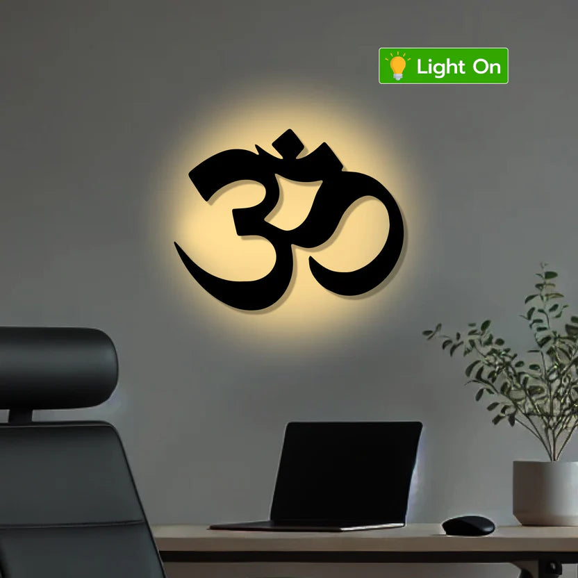 Om Symbol Metal Wall Art 