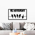 Be Different Metal Wall Art Decor – Creative Motivational Wall Hanging - Harshita Craft