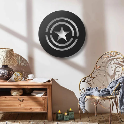 Shield Metal Wall Art Decor