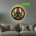 Veer Hanuman Metal Wall Art