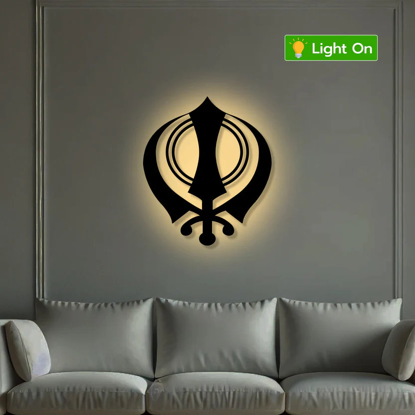 Khanda Sikh Symbol Metal Wall Art