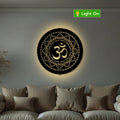 Om Circle Metal Wall Art 