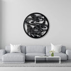  Fish Pond Harmony Metal Wall Art