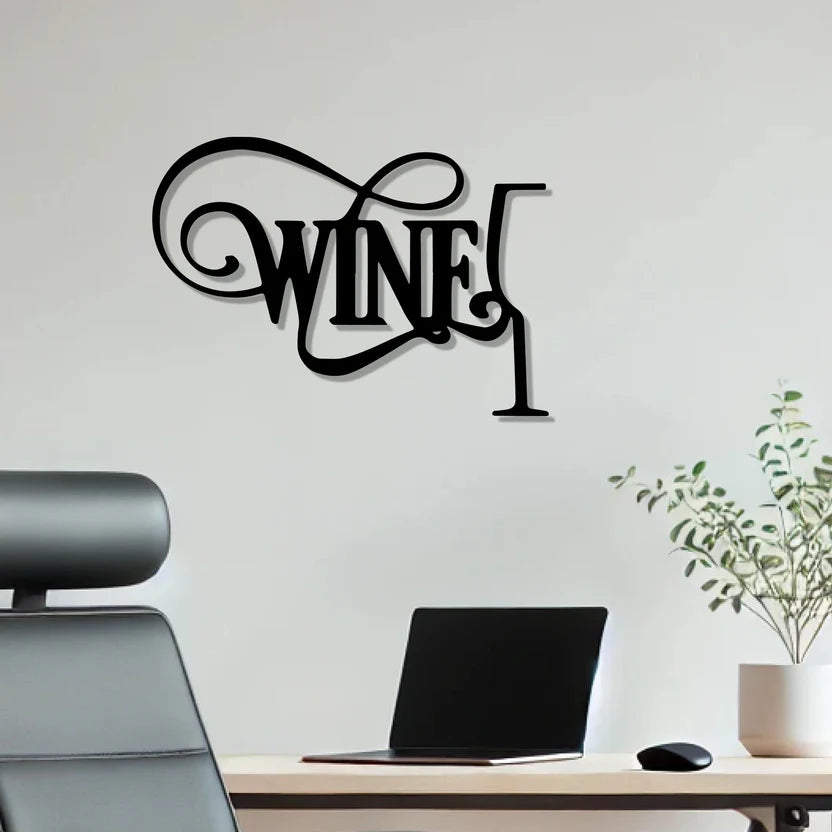  Glass Shape Metal Wall Art