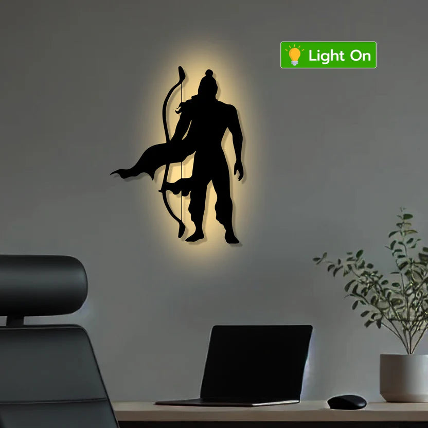 Divine Shree Ram Metal Wall Art