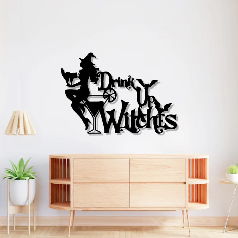 Witches Metal Wall Art