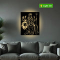 Sherawali Mata Metal Wall Art 