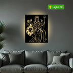 Sherawali Mata Metal Wall Art 