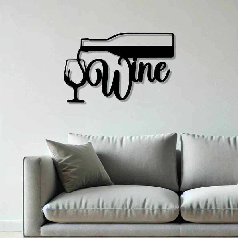 Glass Metal Wall Art