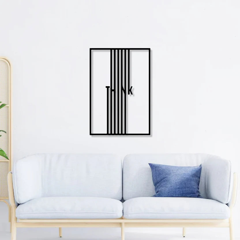 Think Line Art Metal Wall Art