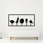 Modern Bird Metal Wall Art Decor – Stylish Hanging Wall Decor - Harshita Craft