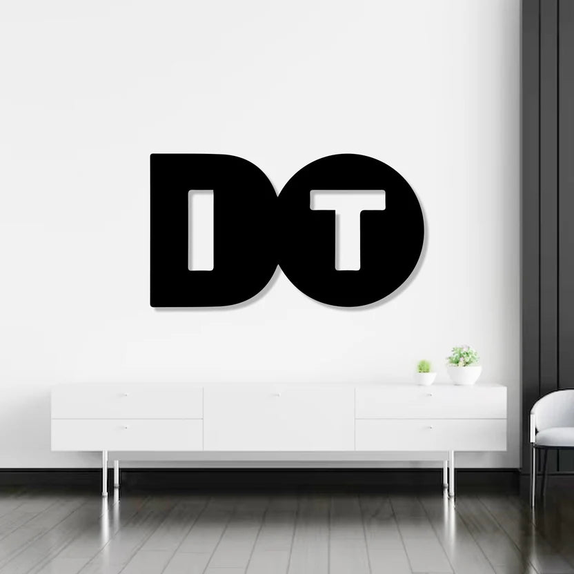 Do It Text Metal Wall Art