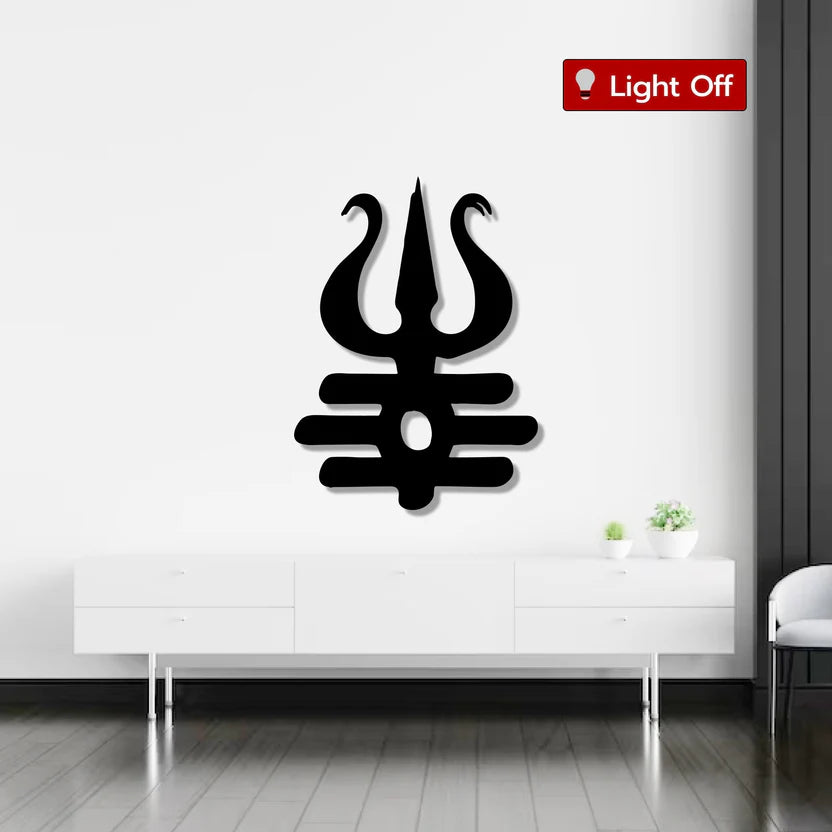Trishul Metal Wall Art