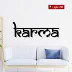 Karma Reminder Metal Wall Ar