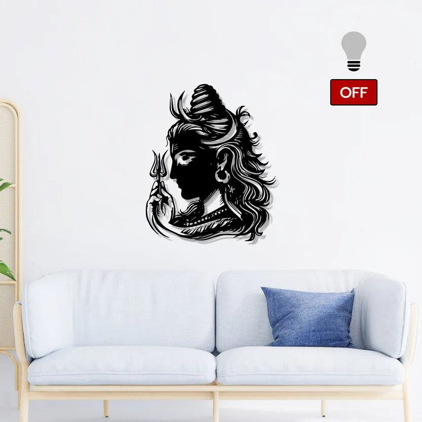 Lord Shiva Metal Wall Art 