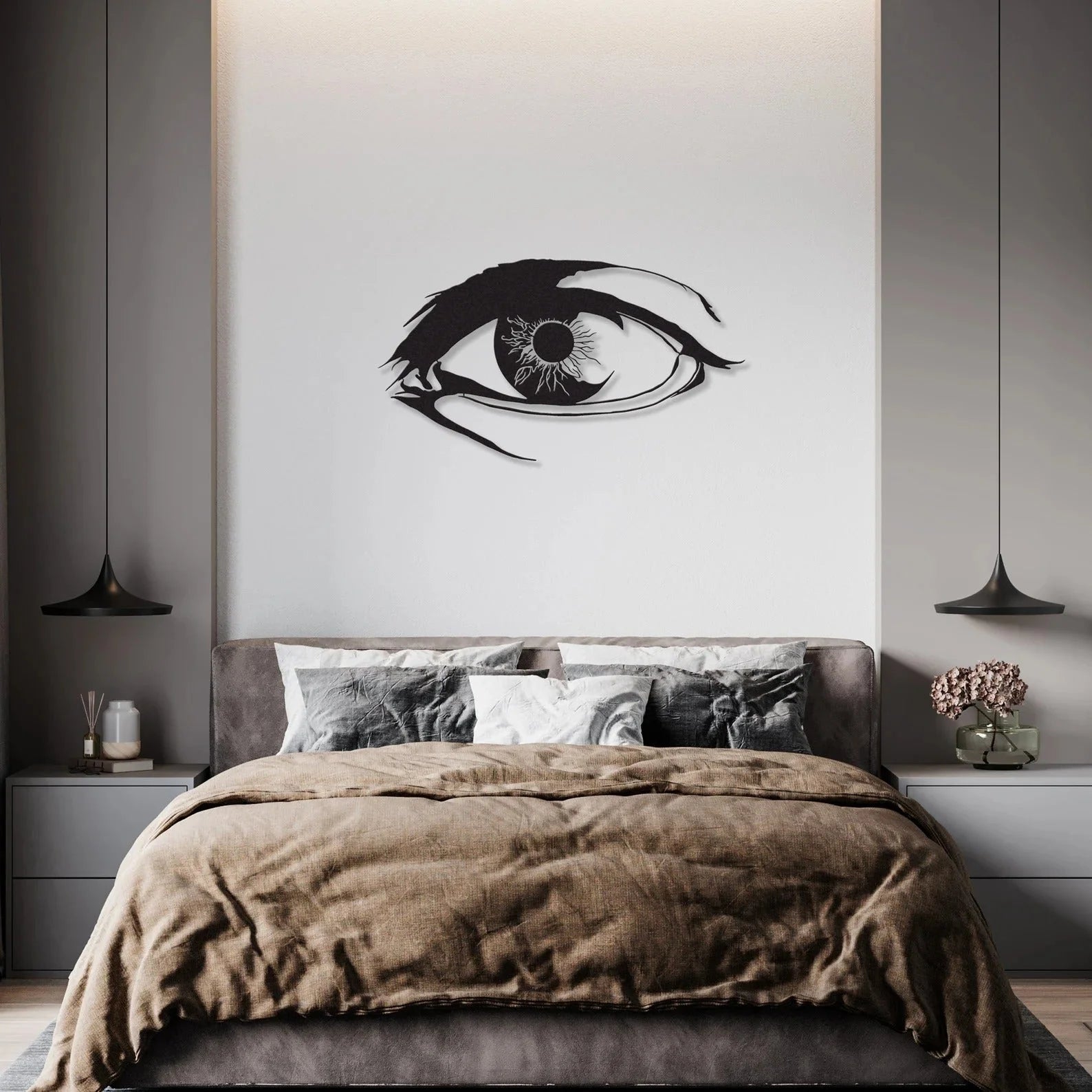 Women Eye Metal Wall Art 