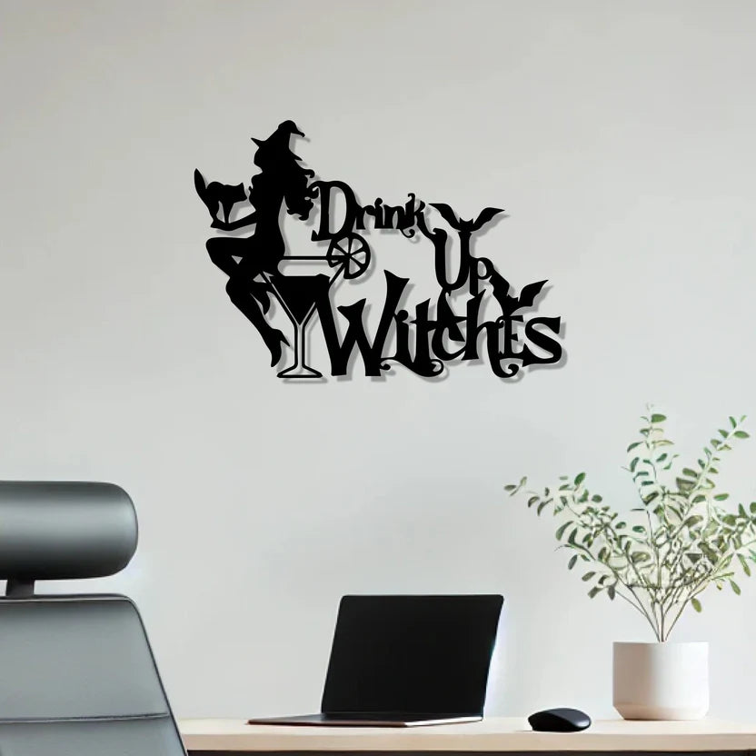 Witches Metal Wall Art