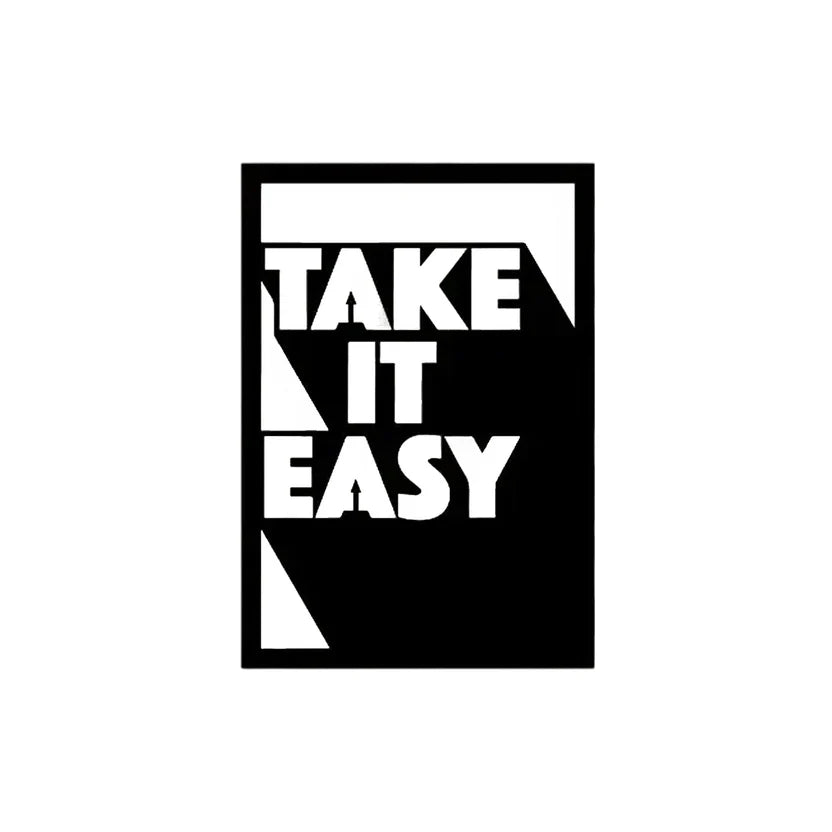 Take It Easy Metal Wall Art