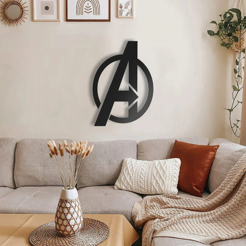 Alphabet Logo Metal Wall Art