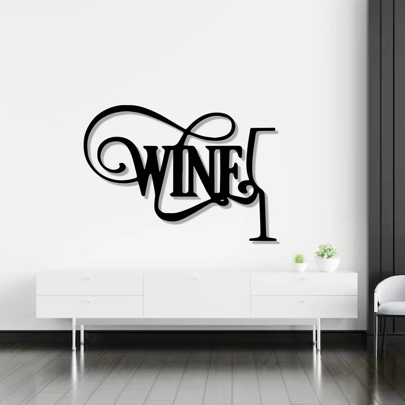  Glass Shape Metal Wall Art