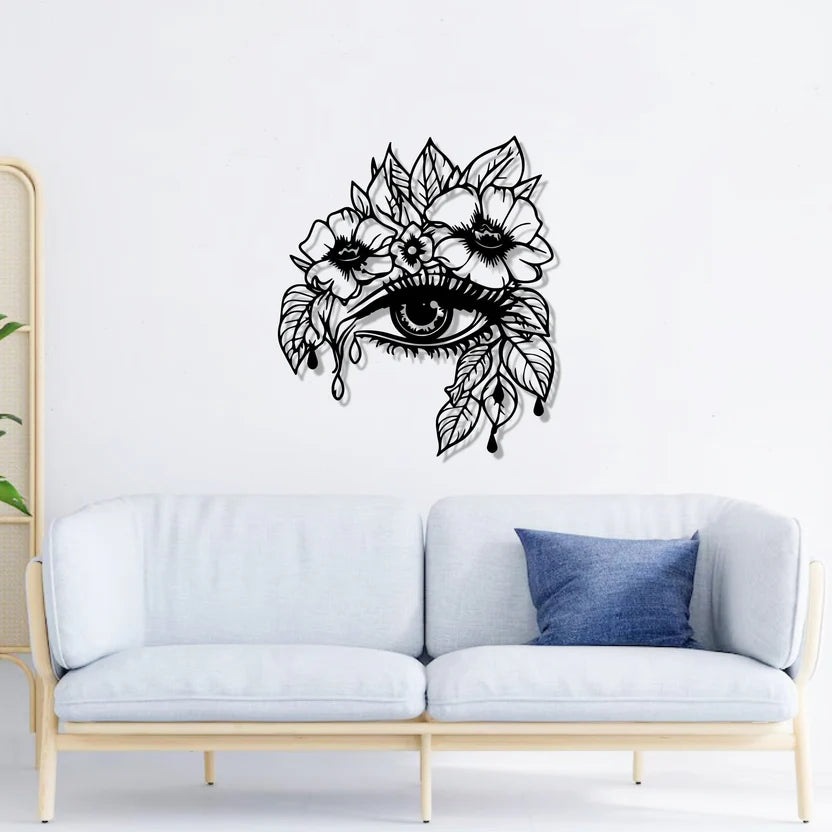  Blooming Eye Metal Wall Art