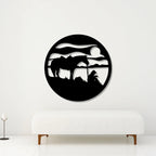 Horse Silhouette Metal Wall Art