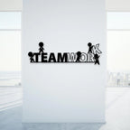 Team Work Motivational Metal Wall Art Decor – Office & Workspace Wall Hanging - Harshita Craft
