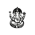 Shree Ganesha Metal Wall Art Decor – Blessings & Prosperity Wall Hanging - Harshita Craft