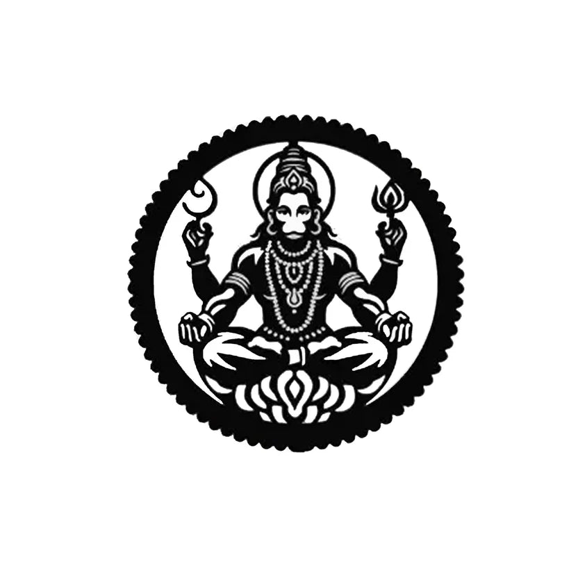 Veer Hanuman Metal Wall Art