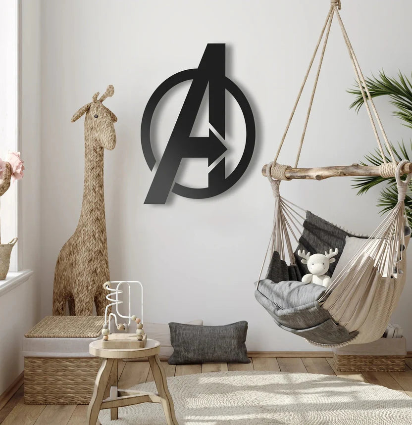 Alphabet Logo Metal Wall Art
