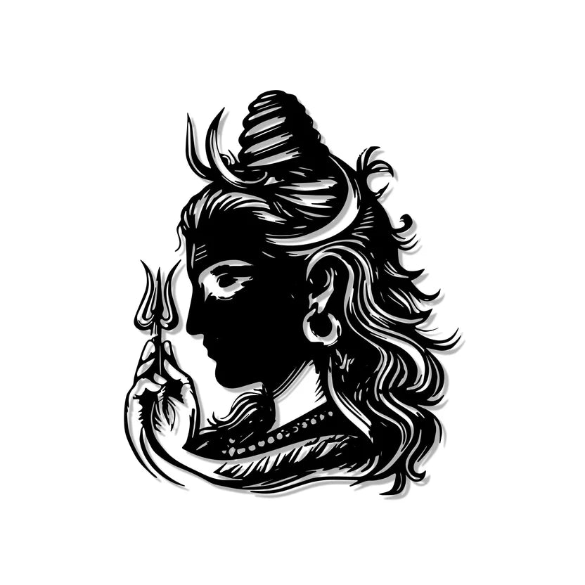 Lord Shiva Metal Wall Art 