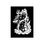 Shiv Parvati Metal Wall Art