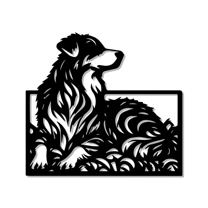 Dog Metal Wall Art
