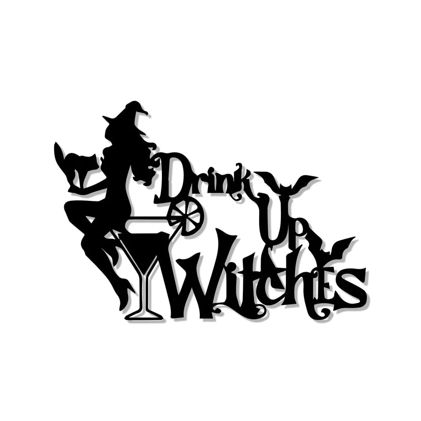Witches Metal Wall Art