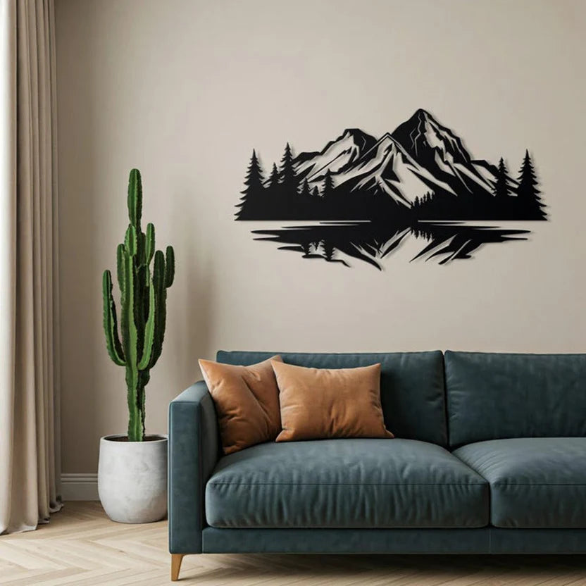  Mountain Landscape Metal Wall Art