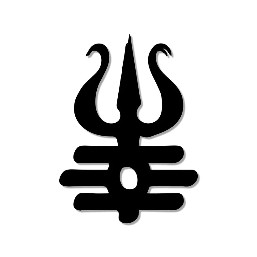 Trishul Metal Wall Art