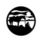 Horse Silhouette Metal Wall Art