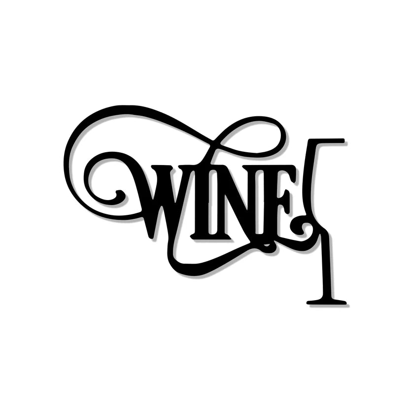  Glass Shape Metal Wall Art