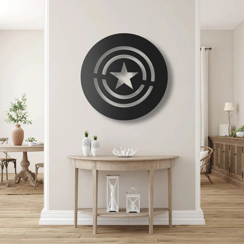 Shield Metal Wall Art Decor