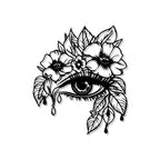  Blooming Eye Metal Wall Art