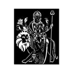 Sherawali Mata Metal Wall Art 