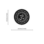 Om Circle Metal Wall Art 