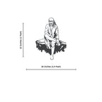 Sai Baba Metal Wall Art