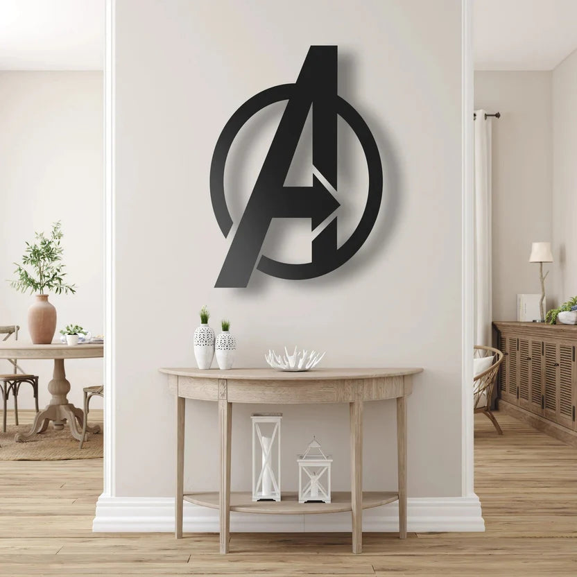 Alphabet Logo Metal Wall Art